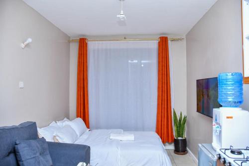 Kiambu Apartamento | Stylish Studio with Rooftop Pool in Nairobi-JoJo Homes