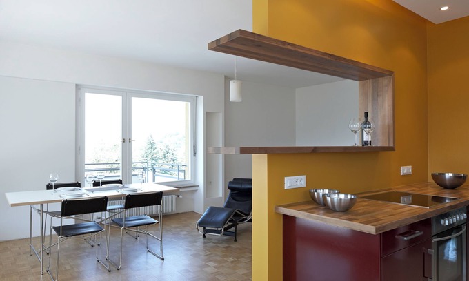 Merano Apartamento | Ático - apartamento de diseño de 85m ² con gran terraza panorámica en zonas verdes