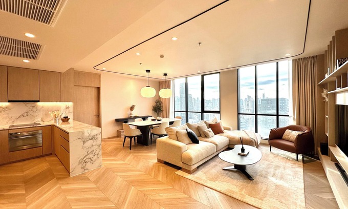 Khlong Tan Nuea Condominio | Stylish spacious 3-bedroom condo near Thonglor