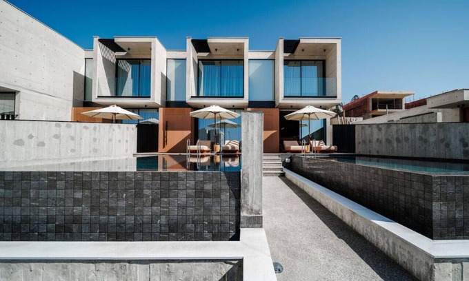 Chlorakas Casa | Stylish Townhouse with stunning sea view and pool