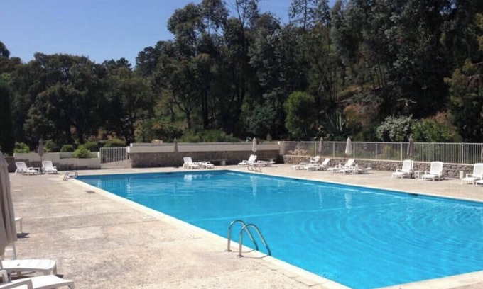 Mandelieu-La-Napoule Apartamento | Sublime studio with large terrace and pool