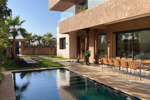 Agdal Villa | Sublime Villa avec Ascenseur Piscine chauffée