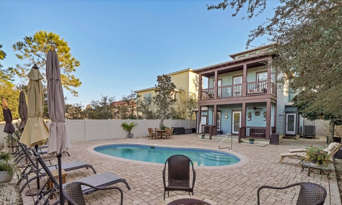 Village of Sugar Beach Casa | Sugar Hill Hang: Seagrove🏖PRIV POOL🏖Master/Main🏖Sleeps 12🏖BONFIRES 3/16-4/13 & 5/25-8/10