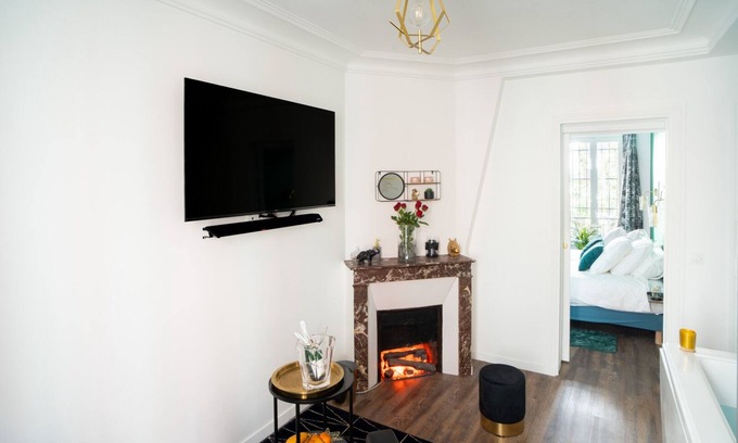 Levallois-Perret Apartamento | Suite L'éclipse Paris, Logement Avec Jacuzzi à 10 Minutes