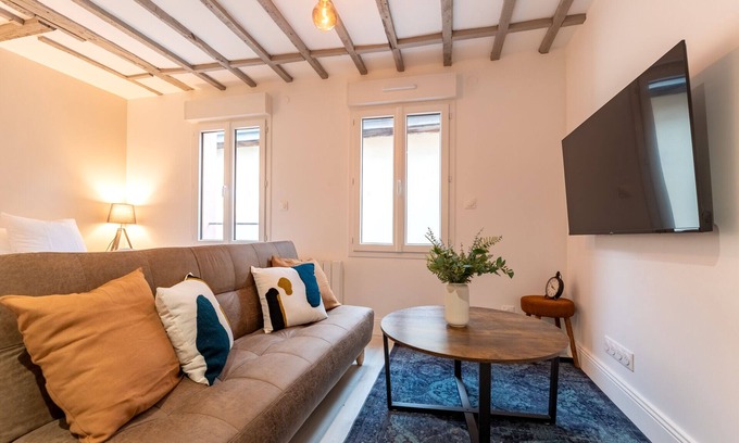 Quartier Saint-Marc - Croix de Pierre - Saint-Nicaise Apartamento | Suite Longhorn - Studio Design et Chaleureux a Rouen