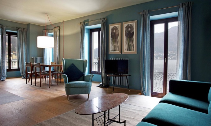 Riva Apartamento | Suite "Luccio" at 2 steps from the lake with panoramic view. Lounge bar and swimming pool
