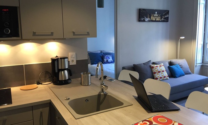 Terreaux - Bat d'argent Apartamento | Opera Design Suite - Celect'In Lyon - Hyper center - 31m2 moderno y confort