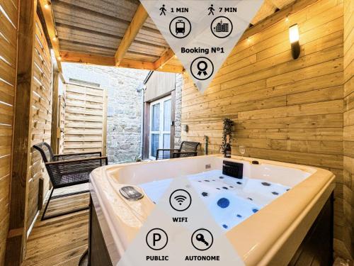Guingamp Apartamento | Suite romantique JACUZZI privatif chauffé à 37 GARE