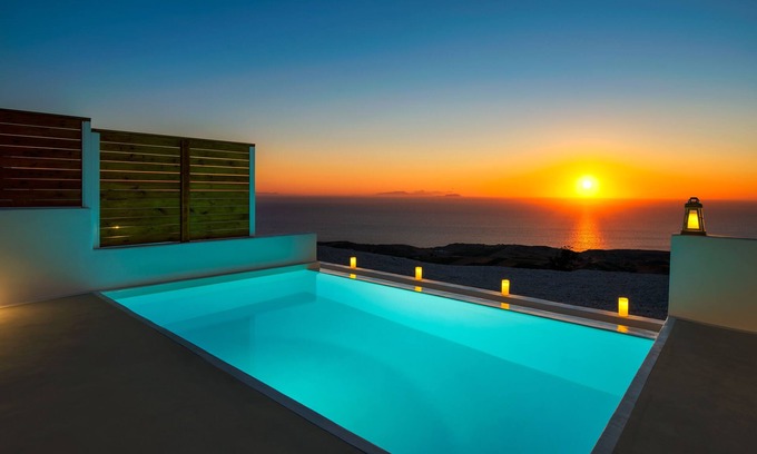 Vourvoulos Casa | Suite Sea View with Loft & Private Pool - Siete Mares Luxury Suites