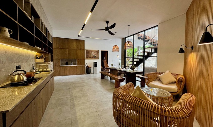 Purwakerti Villa | Sukawati Beachside 2 Bedroom Villa Alice Private Pool Jacuzzi Ocean View