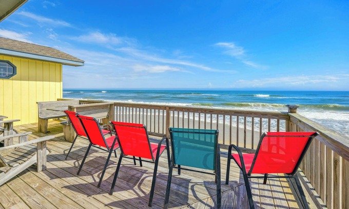 Rodanthe Casa | Perfecto Cozy Island Cottage para parejas! Rodanthe frente al mar, justo en la playa