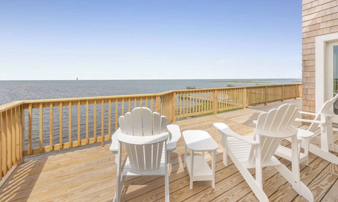 Wind Over Waves Casa | SUMMER SAVINGS - Soundfront Dog & Handicap Friendly w/ Pool, Hot Tub, Elevator