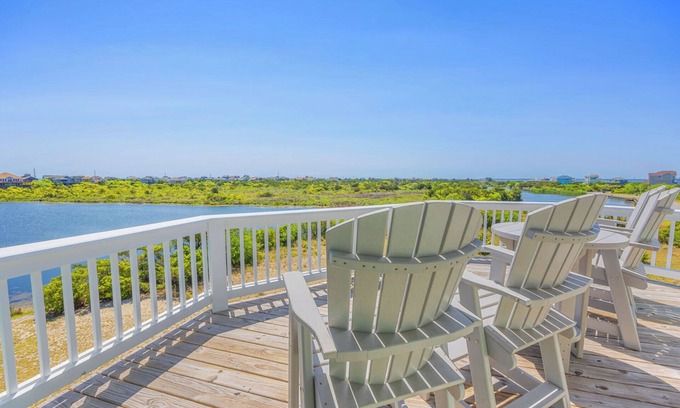 Avon Casa | SUMMER SAVINGS-Soundside Dog Friendly Home w/ Pool, Hot Tub, Elevator, Game Room