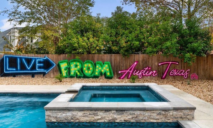 Round Rock Casa | Sun Filled Home W Gorgeous Pool HotTub Gameroom