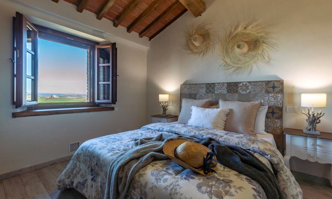 Monteroni d'Arbia Apartamento | Apartamento "girasol" con vistas a Siena