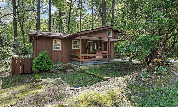 Maggie Valley Cabina | Sunflower Shack: 1 BR, 1 BA Cabin or Bungalow in Maggie Valley, Sleeps 2