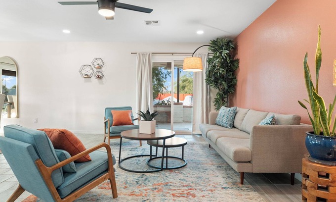 North Mountain Casa | Sunkist Southwest Getaway, a 4-bed/2-bath home in Phoenix's Moon Valley area