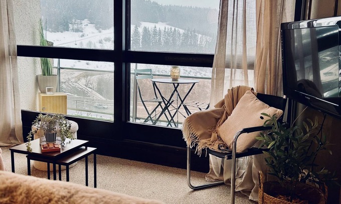 Villard-de-Lans Apartamento | Sunny 2-room apartment with mountain view at the foot of the slopes