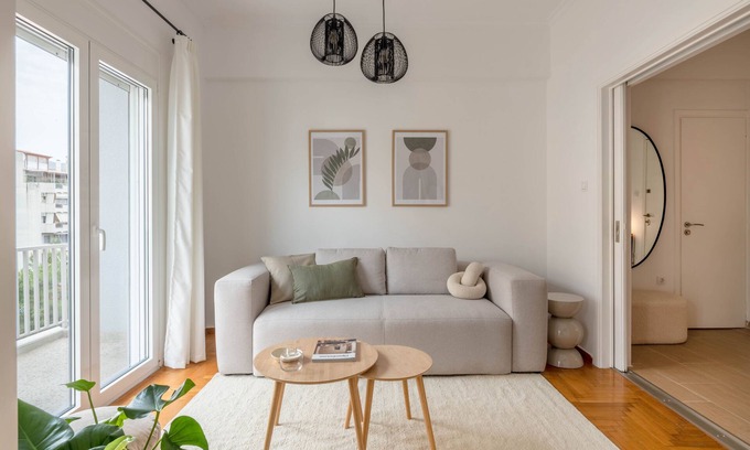 Nea Smirni Apartamento | Sunny 2BR Apartment in Nea Smyrni