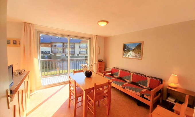 Vignec Apartamento | Apartamento T3 para 4 personas con balcón y parking en Vignec, St Lary Soulan
