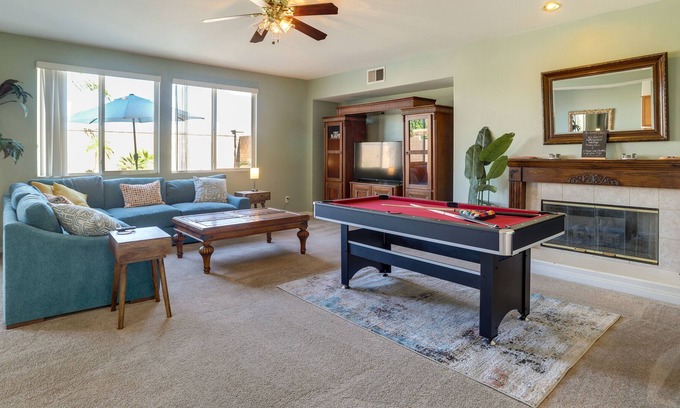 Coachella Cabaña | Sunny California Retreat - Pool, Patio & Grill!