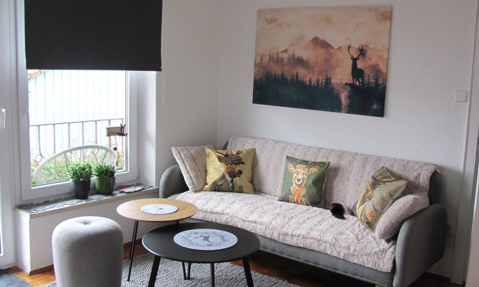 Unterallgau Apartamento | Sunny, cozy vacation room with balcony in Trunkelsberg