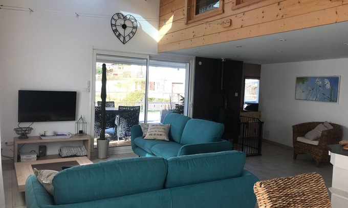 Gerardmer Cabaña | Casa con sauna, terraza y vista soleada en Gérardmer