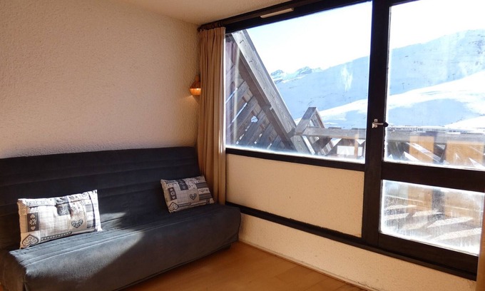 Piau Engaly Apartamento | Estudio para 4 personas en Piau-Engaly con balcón, ascensor y vista sur montaña