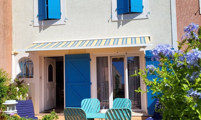 Gruissan Villa | Villa soleada cerca del pueblo de Gruissan, playa y puerto