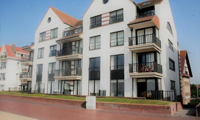 De Haan Apartamento | Sunrise C1 - Cozy 2 bedroom apartment with frontal sea view and south facing terrace