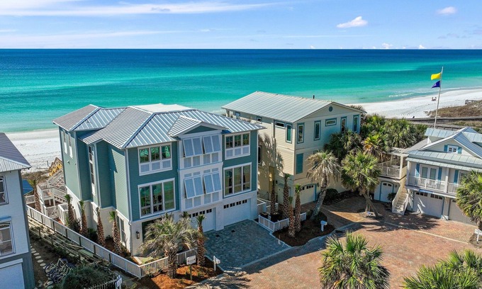 Santa Rosa Beach Casa | Sunrise Dream - New Construction - Gulf Front - Pool - by Royal Destinations