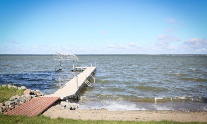 Ottertail Casa | Sunset Beach on Otter Tail Lake, fall colors, snowmobile trails, ice fishing