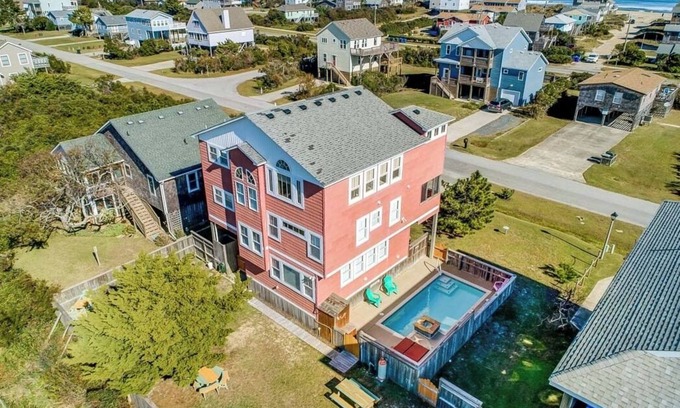 South Nags Head Casa | Sunset Hideaway | 940 pies de la playa | Piscina Privada, Tina Caliente