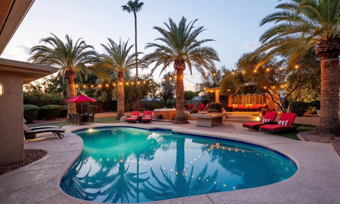 Shea North Estates Casa | Sunset Palms-Pool, Spa & Sports Court-Scottsdale
