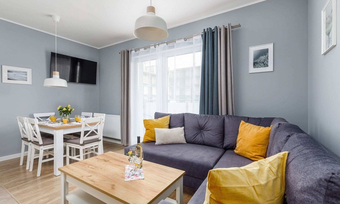 Grzybowo Apartamento | Sunset Resort 100A | Trendy Apartment | Parking