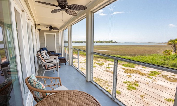 Folly Beach Condominio | Sunset Serenity: 3br Waterfront Condo Near Folly