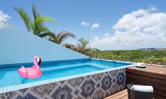 Tulum Apartamento | SunsetviewPH+PrivPool+Near Beach&Town+Rooftop+50mb