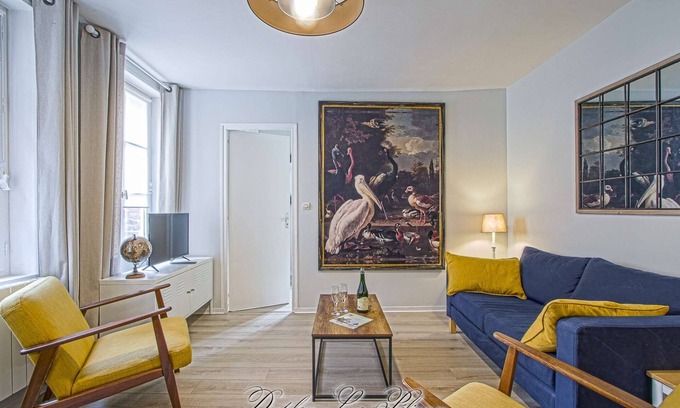 Enclos Apartamento | Super calm cosy & cute 2 bdr at the heart of Old Honfleur- Duplex Le Pélican ★★★★