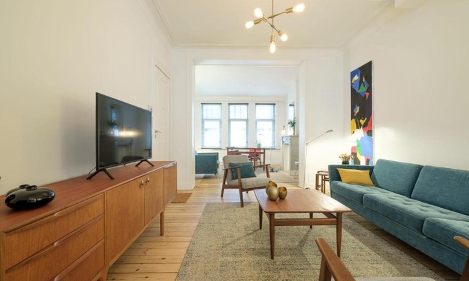 Ixelles Apartamento | Superb 1 bedroom apartment with garden at châtelain