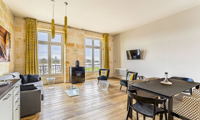 Grand Parc-Paul Doumer Apartamento | Piso amueblado en alquiler en Burdeos en un bonito edificio de piedra