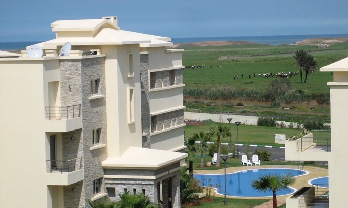 Cherrat Apartamento | MUY BONITO APARTAMENTO 2 HABITACIONES 87m2 BOUZNIKA, MARRUECOS.
