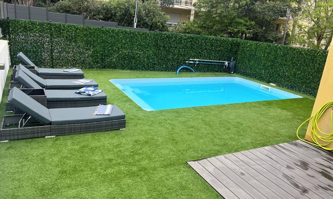 La Bocca Nord Casa | Superb 5-room family home with Cannes pool