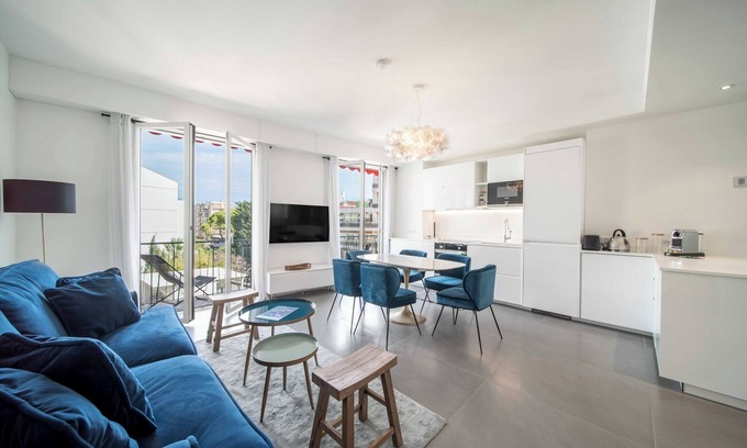 Cannes City Centre Apartamento | Magnífico apartamento de 55m2 en el corazón de Cannes - 2 habitaciones, 4 personas
