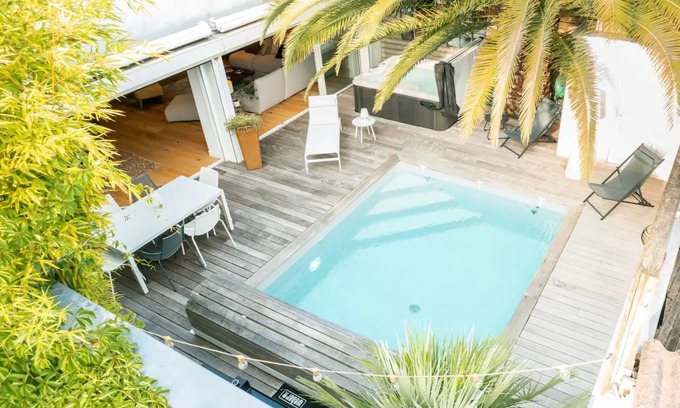 Talence Casa | Arquitectura de la casa 5min Tranvía B piscina climatizada y aire acondicionado