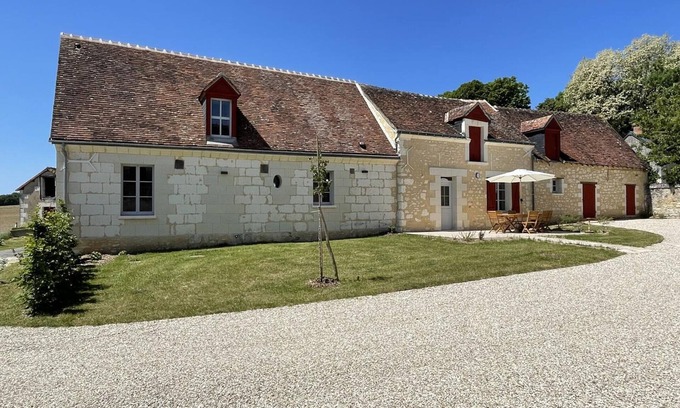Perrusson Cabaña | Magnífico Gîte Eco-renovado, Cerca de Castillos