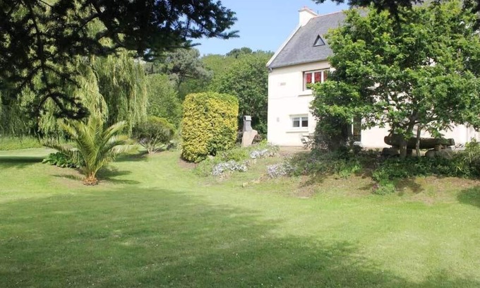 Trevou-Treguignec Villa | Magnífica planta baja, vista al mar, cerca de Perros-Guirec, en la costa de granito rosa