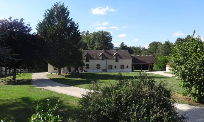 Crouy-sur-Cosson Casa | Magnífica casa de vacaciones con 22 ha de parque a la entrada del parque Chambord
