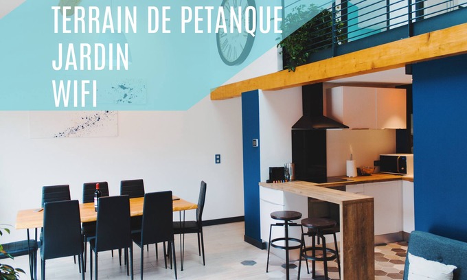 Beauzelle Casa | Magnífica casa reformada - Jardín - pista de petanca - cocina de verano