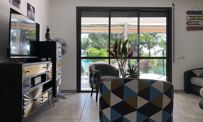 Le Gosier Apartamento | Superb studio in the Bay of Pelicans, 5 minutes from the beach