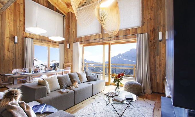Les Deux Alpes Condominio | Superbe appartement style chalet + sauna privé